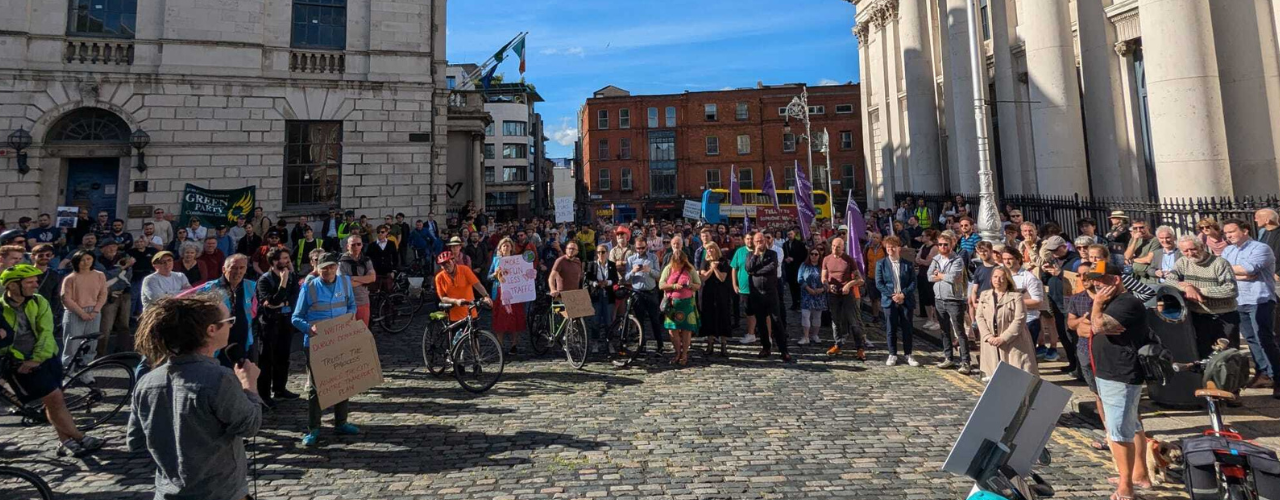 Reflections from the Dublin City Transport Plan Protest